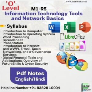 O Level[M1-R5] IT Tools & Network Basis
